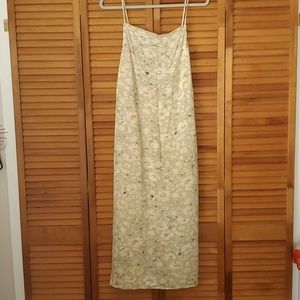 Open back midi dress